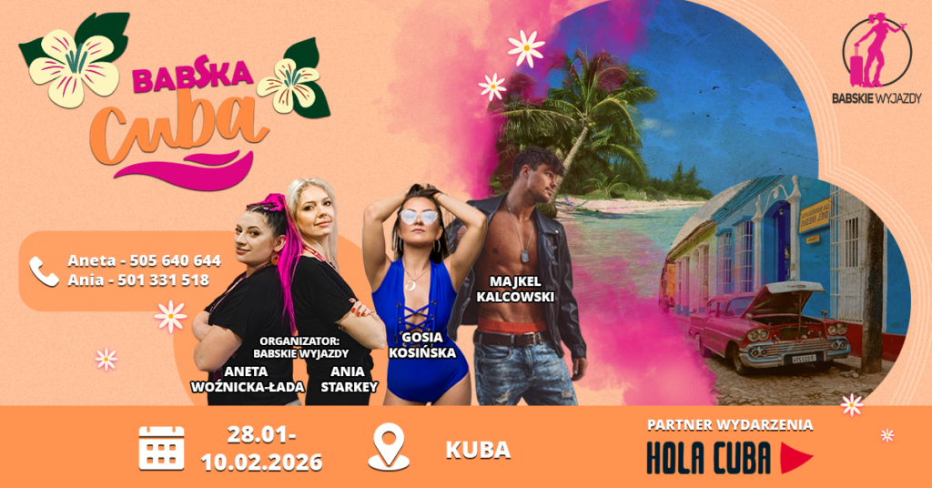 babski wyjazd na Kubę 2026